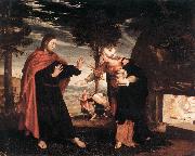 HOLBEIN, Hans the Younger Noli me Tangere f oil on canvas
